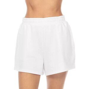 Honeydew No Plans Shorts Womens Size XL White High Rise Sweat Elastic Waist